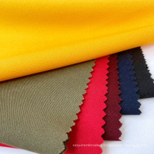 2021 Textile Fabric Customized Solid Twill polyester elastic Bengaline Woven trouser fabric for women leggings